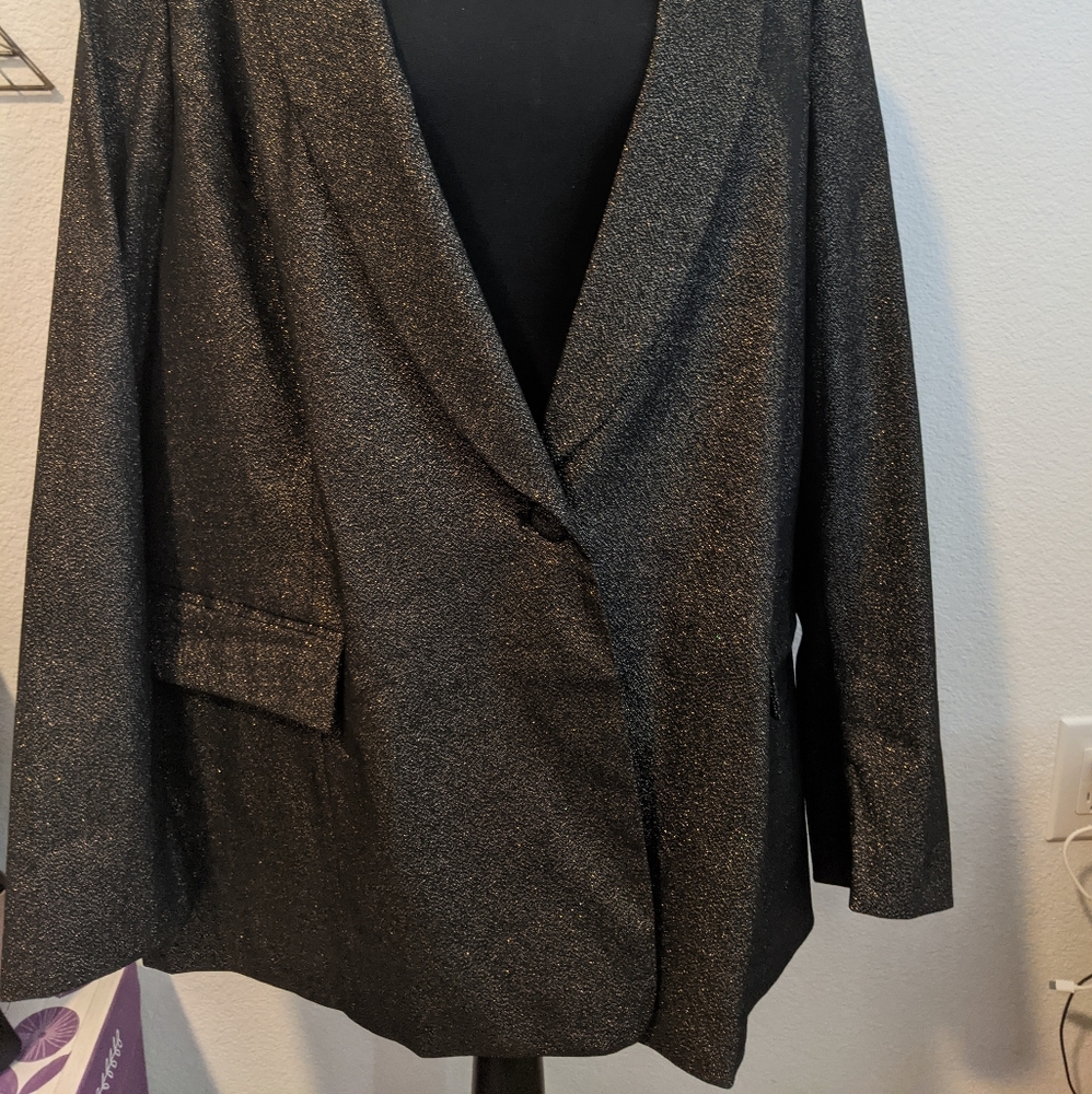 Black and Gold Women's Blazer